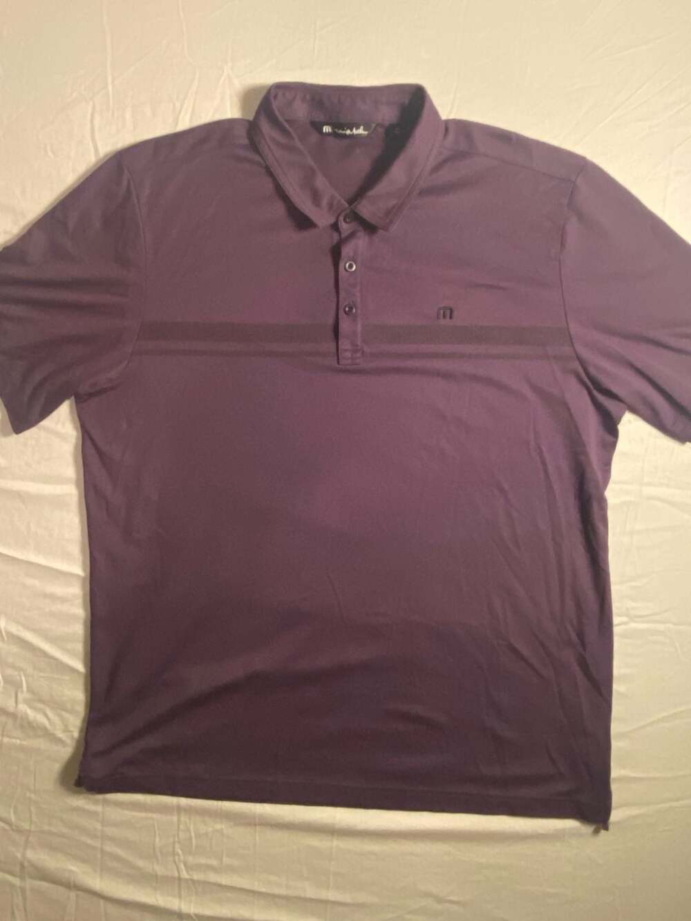 TravisMathew Meet In The Lobby Golf Polo Shirt - Sweet Grape (1010)